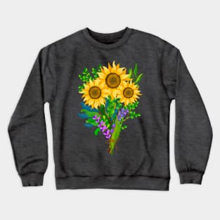 Sunflower Bouquet Crewneck Sweatshirt
